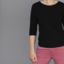 E-Book Windschnittich Basic-Shirt Damen, german
