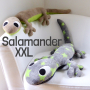 E-Book Windschnittich Kuscheltier Salamander XXL