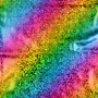 Tissu lamé jersey stretch arc-en-ciel rainbow mosaic, multicolore