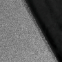 Tissu jersey polyester brillant stretch, noir