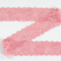 Elastic lace, rose