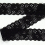 Dentelle élastique, noir