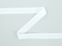 Biais couture élastique 2cm, côtelé, blanc