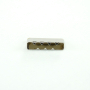 End caps for bag strap 25 mm, zilverkleurig