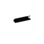 Embouts pour sangle 40 mm, noir mat