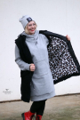 Patron cardigan (sans manches) femme Fadenkäfer, en allemand