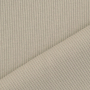 Tissu jersey coton côtelé milleraies, gris clair