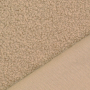 Fijngebreide bouclé effen, beige