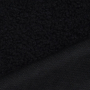 Tissu bouclette fin uni, noir