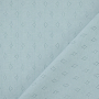 Fijngebreide jersey Ajour, pastelblauw