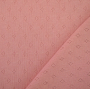 Fijngebreide jersey Ajour, pastelroze