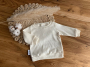 Fijngebreide jersey Ajour, gebroken wit