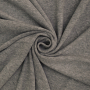 Tissu jersey maille tricot fin Cashmere Touch, gris