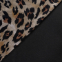 Fine knit jersey leo, taupe