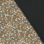 Tissu jersey maille tricot Confettis de fleurs Little Flowers, taupe
