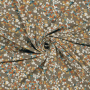 Tissu jersey maille tricot Confettis de fleurs Little Flowers, taupe