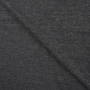 Tissu jersey maille tricot fin Miley, gris foncé chiné