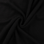Tissu jersey maille tricot fin Miley, noir