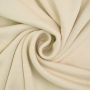 Tissu jersey maille tricot fin Mirella, blanc vanille