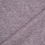 Tissu maille tricot fin double face Lia, prune