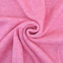 Fijngebreide stof doubleface Lia gemêleerd, fuchsia