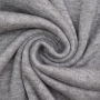 Tissu maille tricot fin double face Lia, gris argent