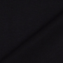 Tissu maille tricot fin double face Lia, noir