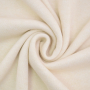 Tissu maille tricot fin double face Lia, blanc cassé