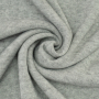 Tissu maille tricot fin double face, gris clair chiné