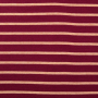 Fine knit fabric double face stripes, wine red