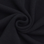 Tissu maille tricot, noir