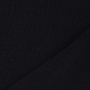 Tissu maille tricot, noir