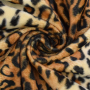 Tissu fausse fourrure peau de bête guépard