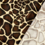 Tissu fausse fourrure peau de bête Girafe 2