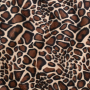 Tissu fausse fourrure peau de bête girafe