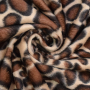 Tissu fausse fourrure peau de bête girafe