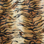 Tissu fausse fourrure peau de bête tigre