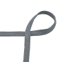 Lacet plat sweat 15mm, cordon tressé plat, gris foncé