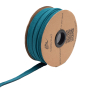 Lacet plat sweat 15mm, cordon tressé plat, bleu pétrole