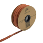 Lacet plat sweat 15mm, cordon tressé plat, terracotta