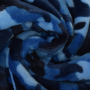 Flanel fleece Camouflage, blauw