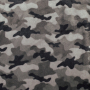 Flannel fleece Camouflage, light grey