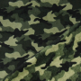 Flanel fleece Camouflage, olijfgroen