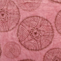 Flanel fleece Mandala Circles, oudroze