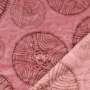 Flanel fleece Mandala Circles, oudroze