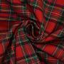 Tissu flanelle écossais tartan, rouge