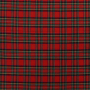 Tissu flanelle écossais tartan, rouge