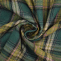 Tissu flanelle léger Tartan écossais, vert