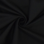 Flanellstoff uni, schwarz