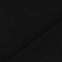 Flanellstoff uni, schwarz